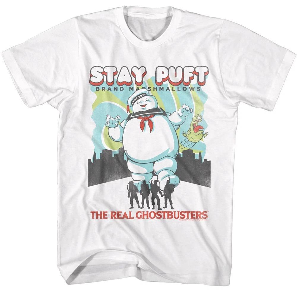 The Real Ghostbusters Stay Puft And Busters Tshirt S