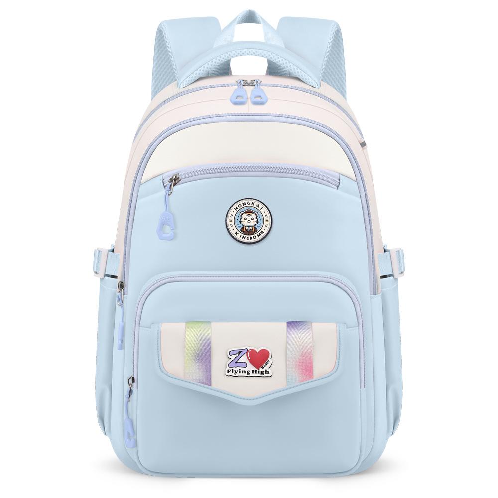 School Bag For Teenagers Unisex Backpack Multifunctional Travel Bag Large Capacity Lightweight Spine-Protecting Elementary School Student School Bag