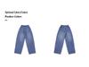 Spring 2026: Women's Knitted Faux Denim Elastic Waist Loose Cotton Pants