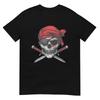 Pirate Flag Skull and Crossbones Skeleton Graphic Halloween T-Shirt