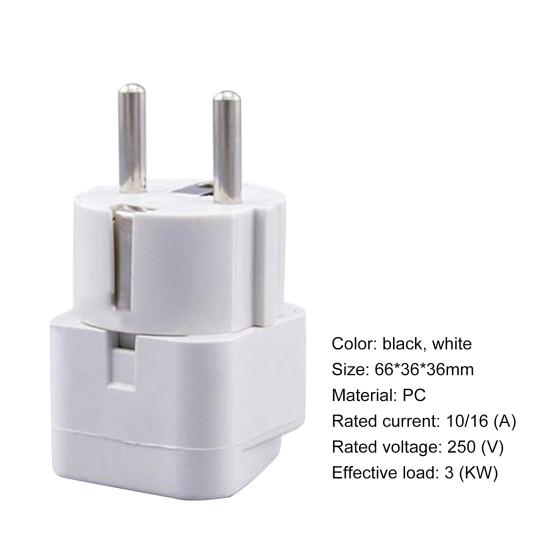 Adapter Konverter Weit Verbreitete Lebensdauer PC Gebraucht Lang FR/DE/EU Stecker Stabiler Ausgang Ladegerät