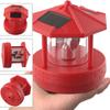 Automatic Solar Lighthouse Garden Light 360 Degree Rotating Lamp Plastic Outdoor Yard Decoration Easy Installation