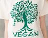 Tree of Life Vegan T-Shirt, Plant Based, 100% Cotton