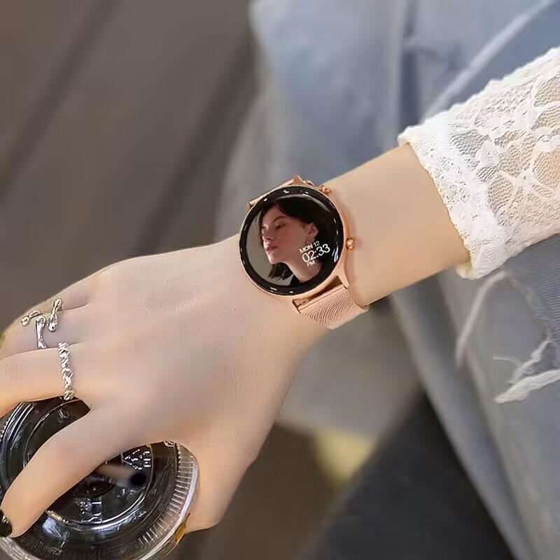 2025 Smartwatch: Multifunktionaler Bluetooth-Anruf-, Gesundheits- und Sport-Tracker für Frauen, Männer, Studenten und Paare