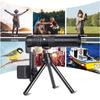 10-300X40mm Monocular Telescope with Smartphone Holder Tripod for Bird Watching Camping Hiking Travelling