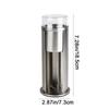 Scatola porta cotton fioc a doppio strato Porta cotton fioc rotondo Dispenser con cuscinetti resistenti Cotton fioc