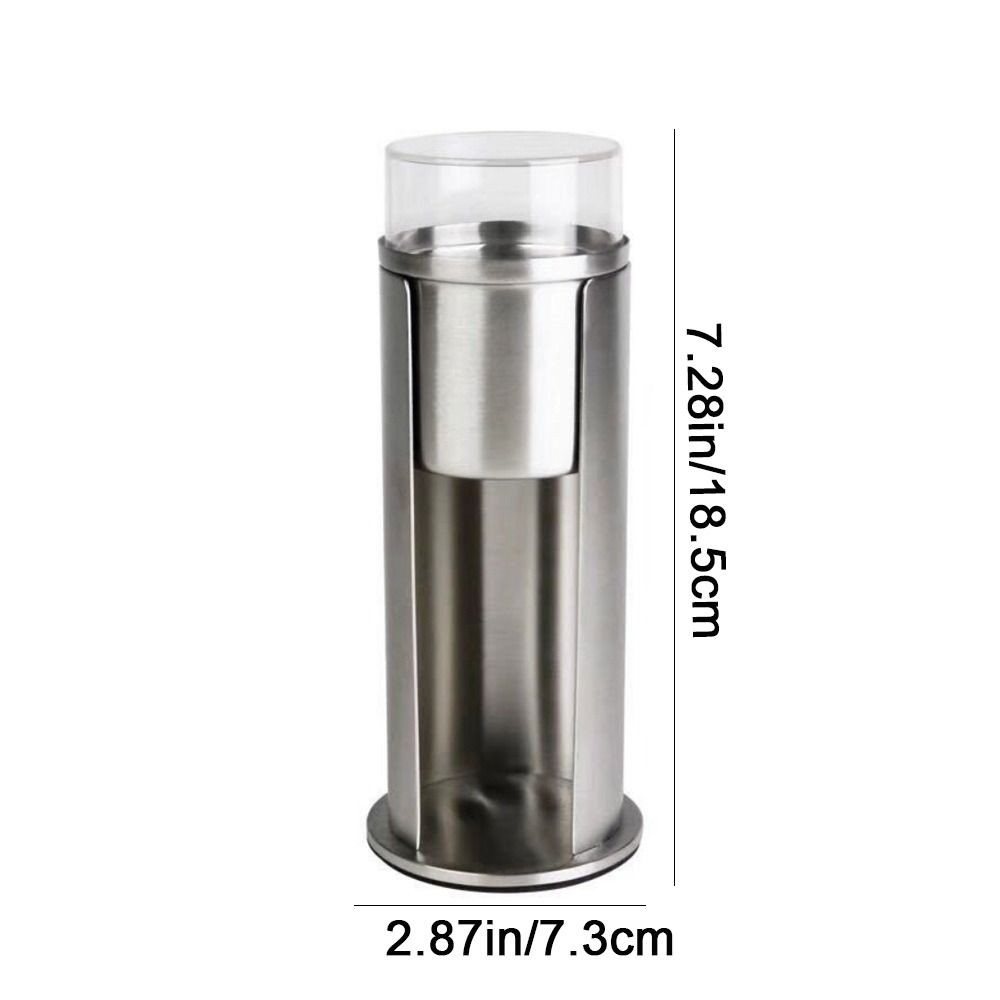 Scatola porta cotton fioc a doppio strato Porta cotton fioc rotondo Dispenser con cuscinetti resistenti Cotton fioc