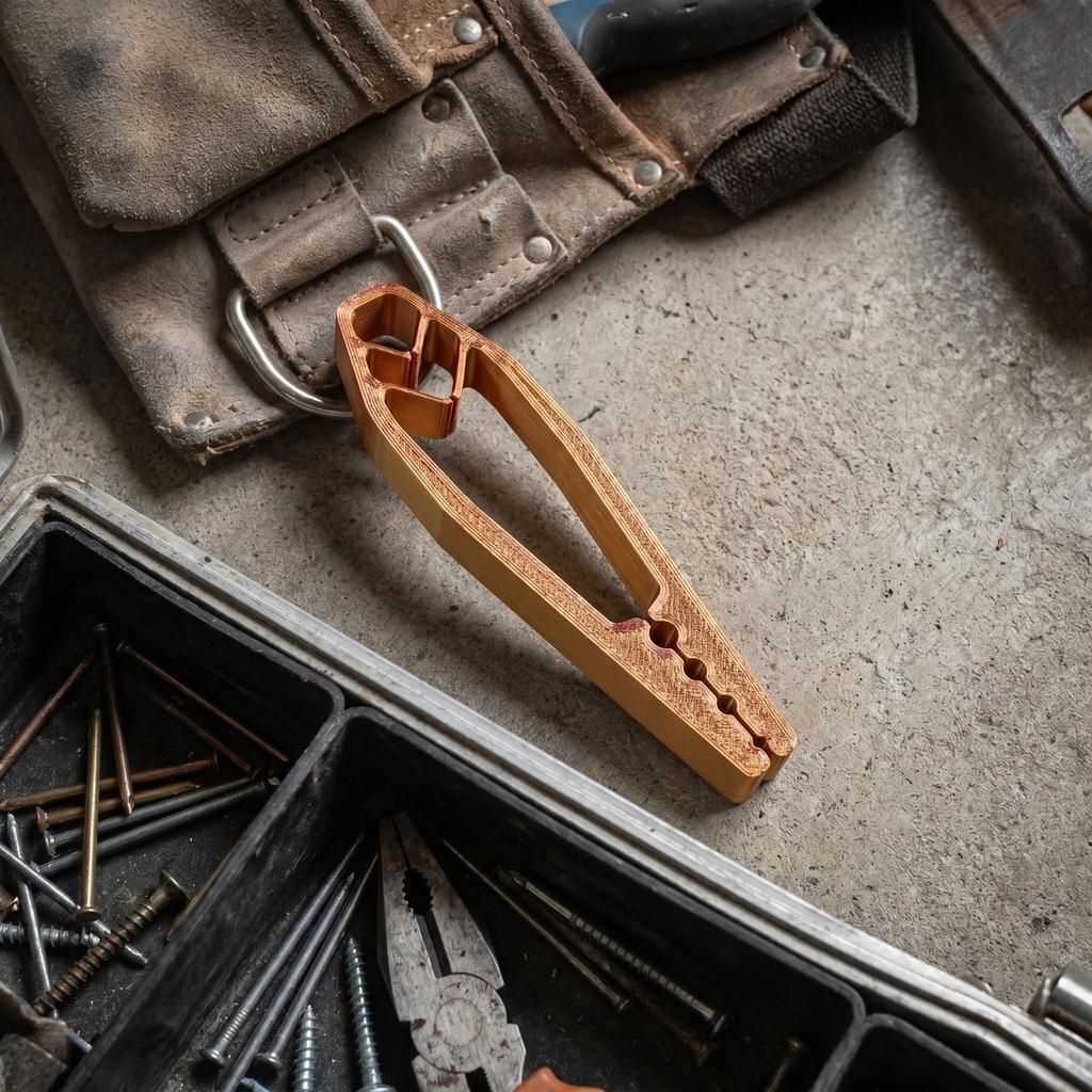 Outil Porte-Clou Portable pour un Positionnement Précis et la Sécurité avec Poignée Ergonomique et Construction Durable pour la Menuiserie et les Projets de Bricolage