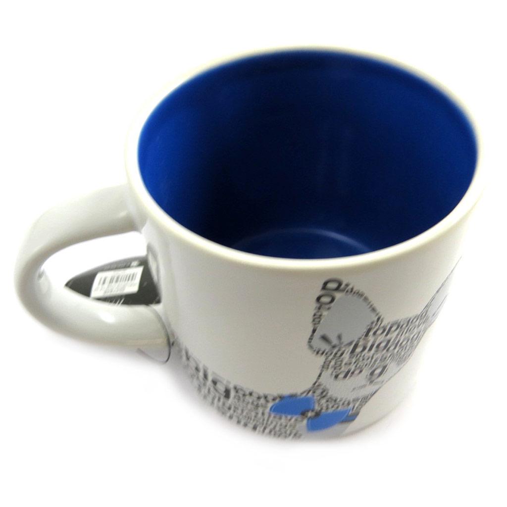 Les Trésors De Lily [M9881] - Mug céramique 'Wild about Words' (Chihuahua) bleu