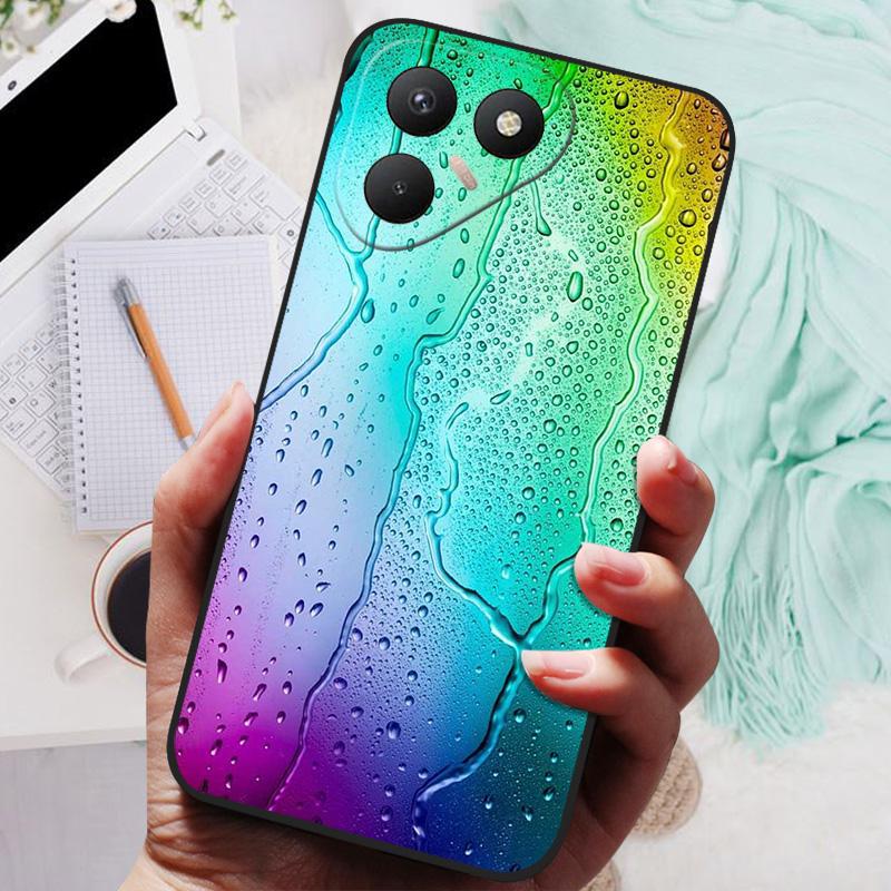 Für Tecno Pova 7 4G Hülle Pova7 LJ6 Schwarze Abdeckung Löwe Wolf Silikon Weiche Rückseitenhüllen Für Tecno Pova 7 Handyhülle Schutzhülle
