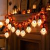 Halloween Garland with Glowing Lights - Decorative 5.9 ft for Home Decor