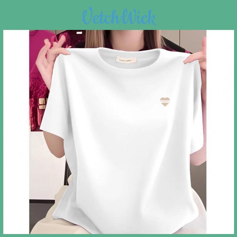 Urban Style T Shirt For Women With Printed Letters And Short Sleeves For Casual Summer Wear