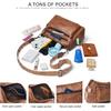 Bluome Crossbody Purses for Women, Medium Large Faux Leather Crossbody Bags Lightweight Sling Bag Shoulder Handbags