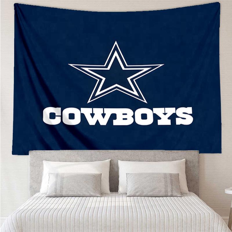 Cowboys Team Logo Tapestry Hanging for Bedroom,Livingroom, Playroom,Decor Art Room Wall Tapestry Holiday and Birthday Gifts