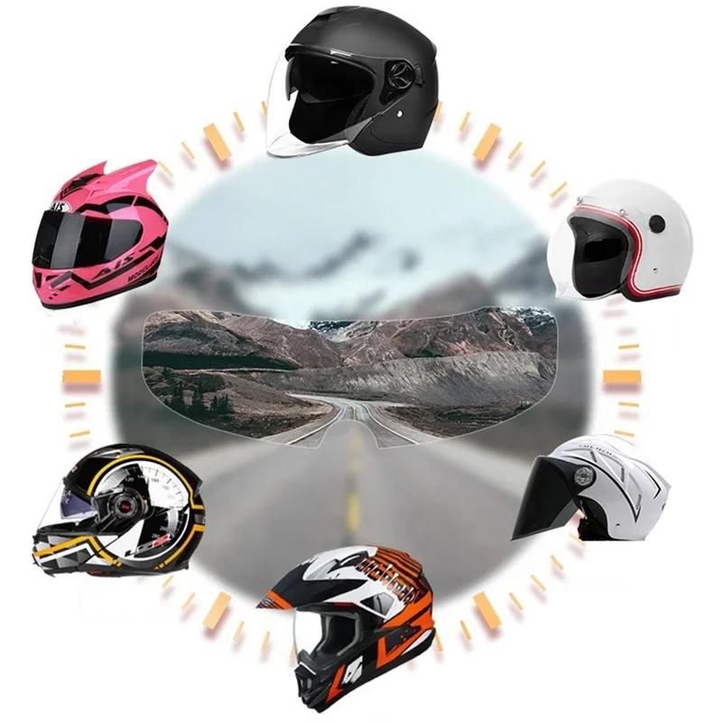 1/2pc Moto Helmet Anti-fog Film Rainproof Visor Helmet Membrane Universal Motorcycle Electric Helmet Waterproof Anti-fog GogglesSpeed Sensors 6