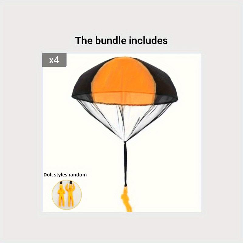 Handwurf Fallschirm Soldaten Spielzeug 1 Stück Outdoor Fliegende Figur Quadratisch Verhedderungsfrei Mini Fallschirmspringer Spiel für Kinder