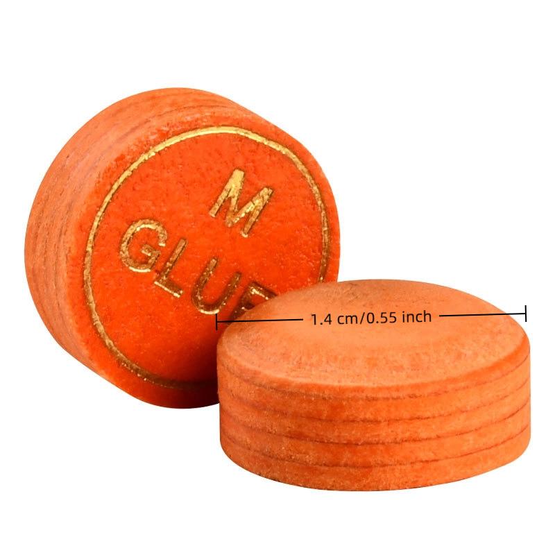 1 Pz 14Mm Ss/S/M/H Punta Stecca Qualità Biliardo Pool Cuoio Punta Stecca Nove Palle Testa Stecca Punta Stecca Snooker Accessori Biliardo