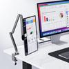KUXIU Tablet Sleeping Tablet Sturdy Aluminum iPad Stand Up to 60cm Height 5 Angle Compatible with inch and Kindles Arm, Stand, Arm, Adjustment, 360°