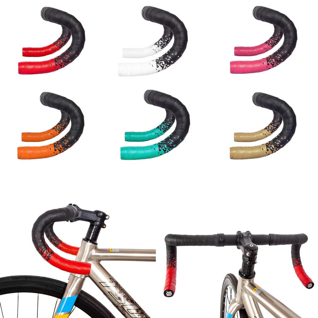 Gradient Two-Color Non-Slip Shock-Absorbing Breathable Bicycle Handlebar Tape