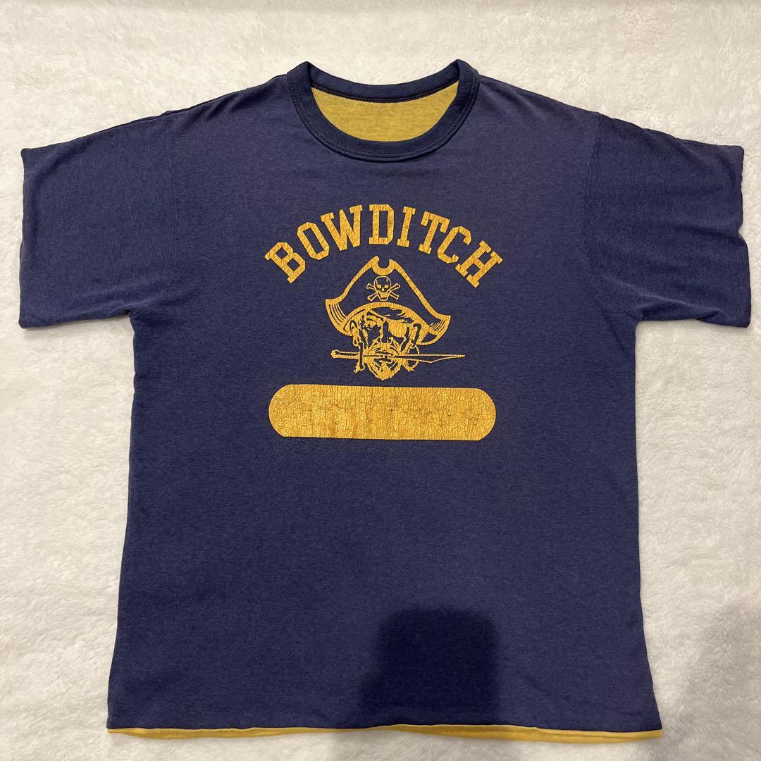 

[USED] Vintage 80s Pirates Print Double-Face T-Shirt, Reversible