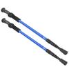 Trekking Pole Set Walking Stick Camping Hiking Ski Pole Shock Absorber Telescopic CrutchesBlue