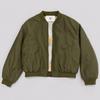 Mizqz Reversible Flower Fleece Dumble Zip Up Jacket