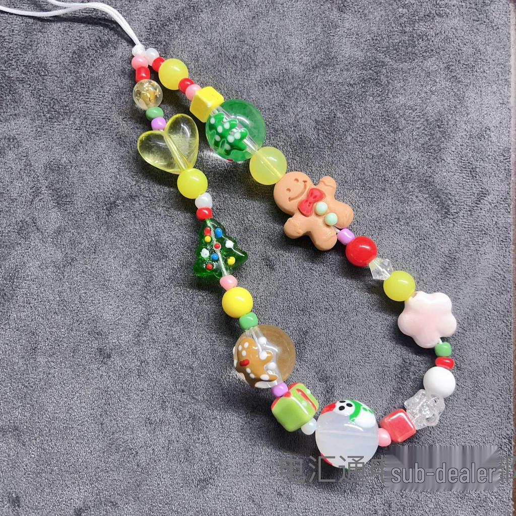 Christmas Gingerbread Man Phone Case Charm & Camera Lanyard