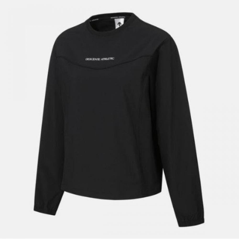 

DeScente Long Sleeve Tee Cqk Sq122pwh11 Blk Women S Women S Woven SweatShirt Black 80