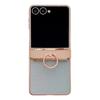 For Samsung Galaxy Z Flip7 5G Case Glitter Design Rhinestone Decor Hard PC Phone Cover