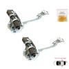EDP226-1 2 Pieces Rear Left AND Right Door Catch Hinge Brake Stop Check Strap Limiter for Citroen C3 MK1 MK2 2002-2016 9181.L9