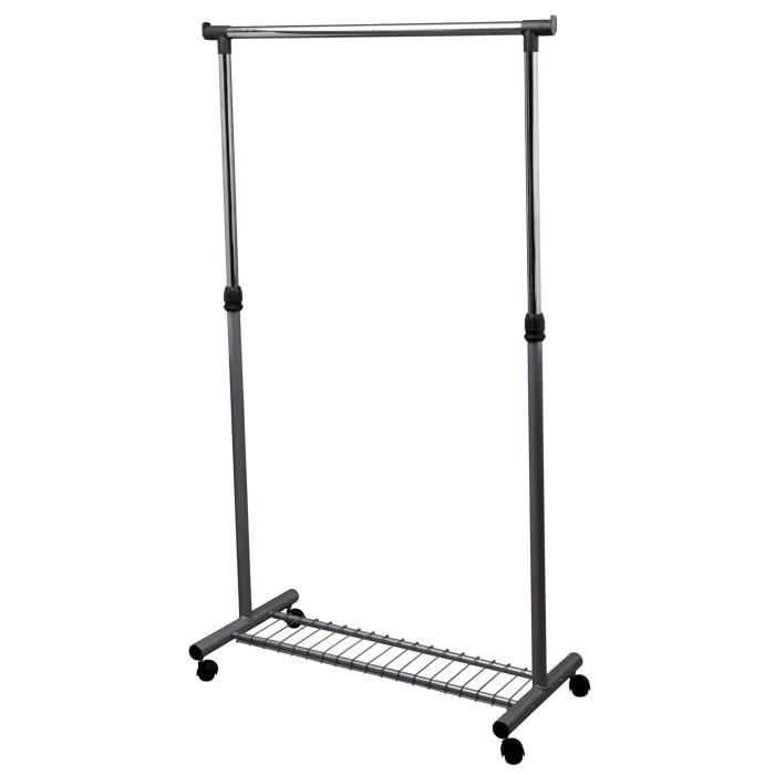 MHOME Portant de luxe chrome 90x44x4 cm