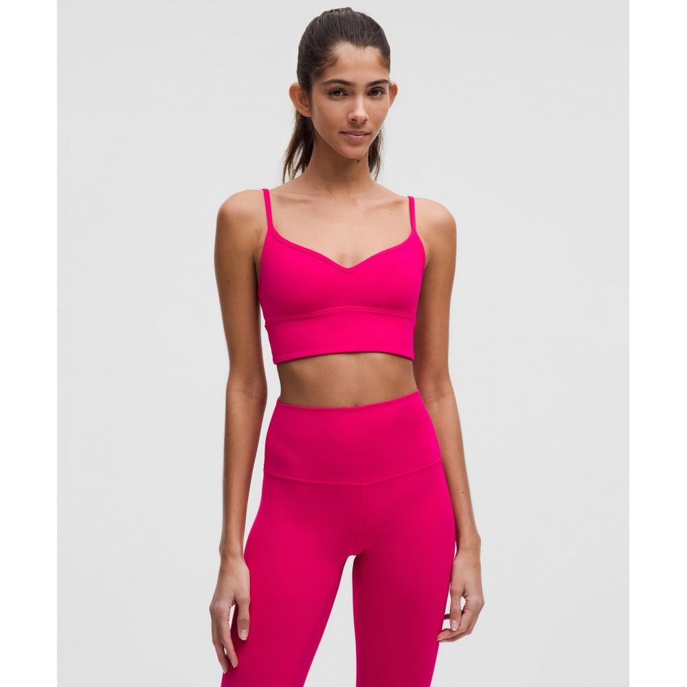 

Lululemon Align SweetheArt BrA Light Support A B Cup pAssionAte 6