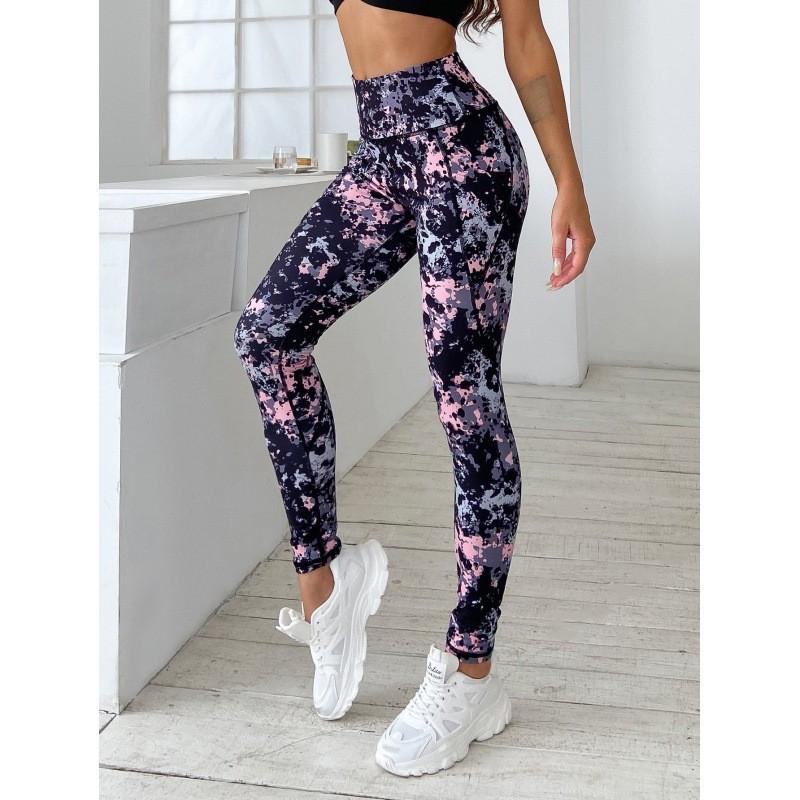Women's Printed New High Waist Soft Comfortable Fashion Fitness Sports Pants