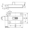 Automatic Spring Latch Spring Bounce Lock Stainless Steel Latch Secure Lock