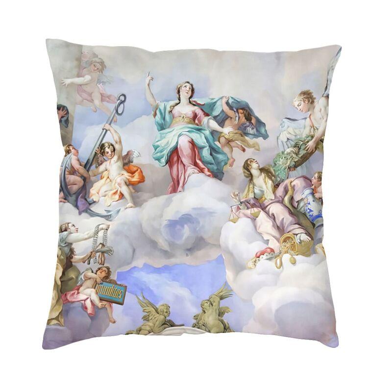 Luxury Via Triumphalis Of Saint Benedict Cushion Cover x Soft Baroque Throw Pillow Case Sofa Square Pillowcase Decoration