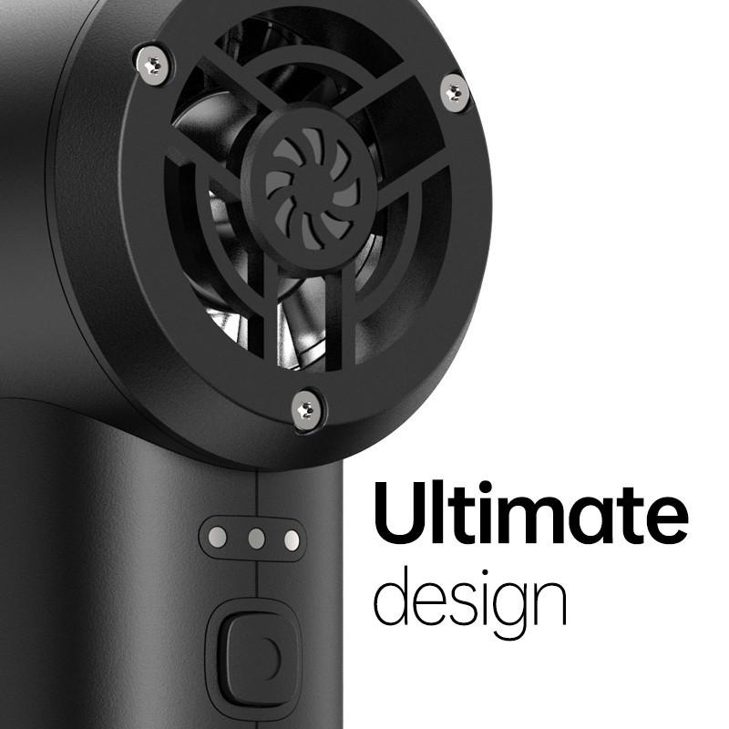 X5 Turbo Jet Fan 130000 RPM Electric Air Blower Powerful Large Wind Hair Dryer High-Speed Turbo Handheld Mini Blowe Black/Whiter