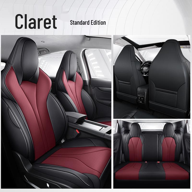 XPENG G3I Leather Seat Covers: All-Season, Full Coverage for Five-Seat Electric Vehicle.