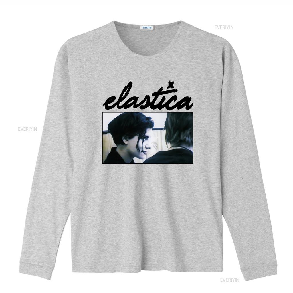 Elastica Vintage Style T Shirt Retro Fashion Statement vintage Washed Breathable Comfortable homme Slightly Casual streetwear