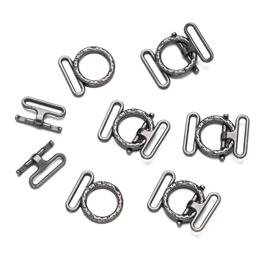 20Pcs Mini Waistband Buckles for Decor Doll Dress/Pants 8mm Metal Belt Buckle Doll Bags Shoes Buckle DIY Crafts Sewing Supplies