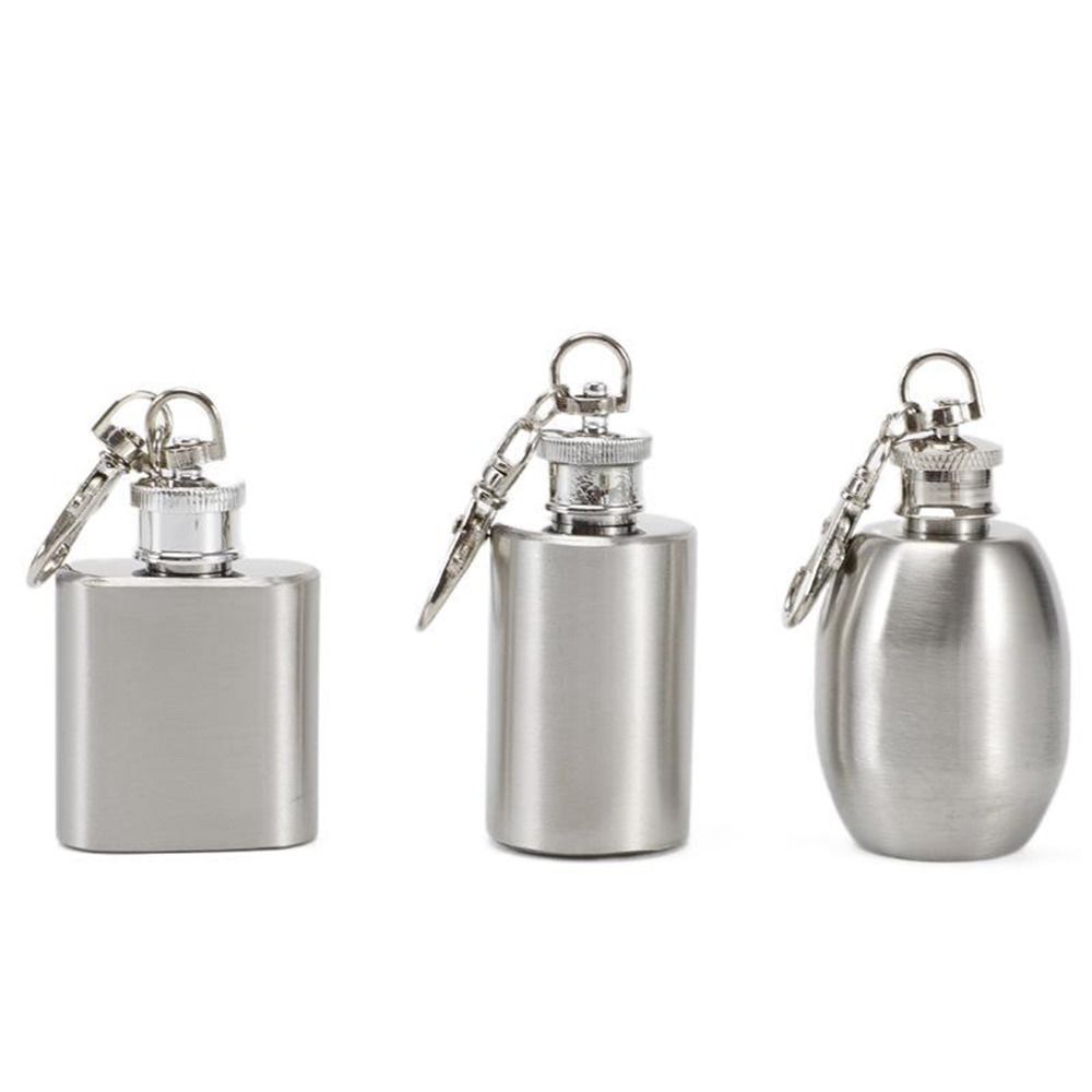 Fashion Mini 1oz Hip Flask Stainless Steel Portable Drinking Flasks Small Water Bottle Outdoor