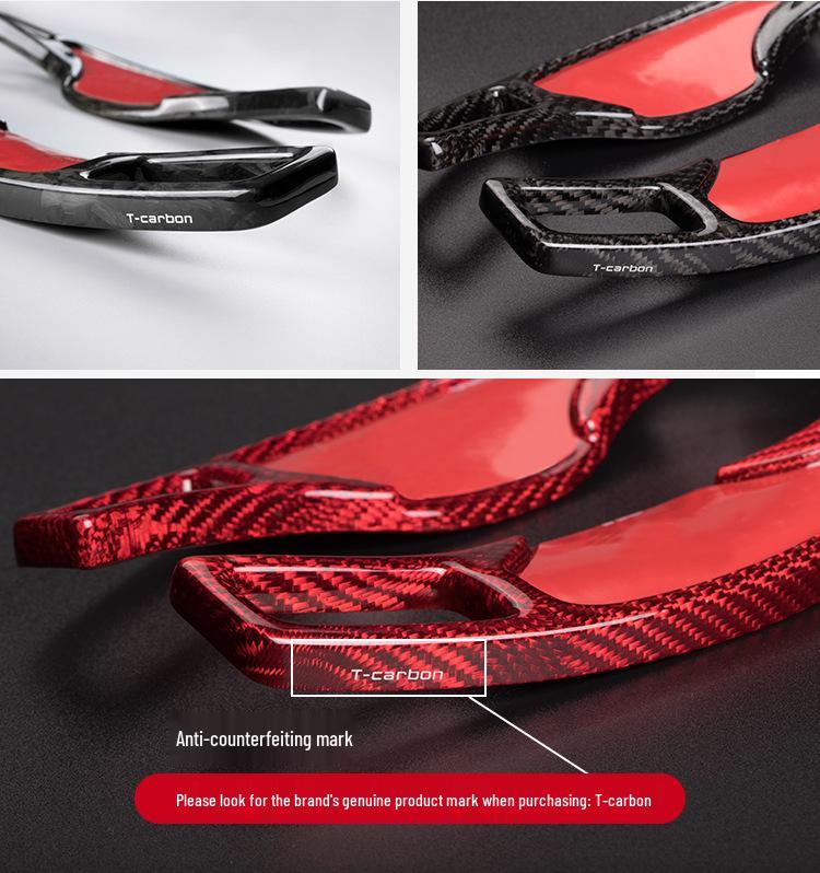 Premium Carbon Fiber Paddle Shifters for Cadillac CT5 - T-carbon Compatible