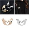 Unique Badge Cartoon Hand Heart Gesture Brooch Trendy Women Brooch Stylish Pin Suitable for Teens and Fashion Lovers