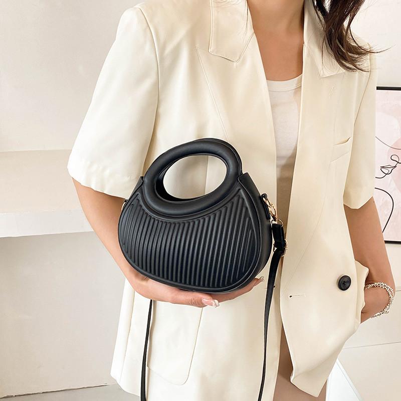 Fashionable Small Crossbody Bag With Soft Pu Material And Stylish Stitching Design