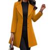 Women's Mid-Length Korean Style Slim Fit Woolen Winter Coat