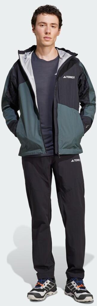 Куртка Adidas TERREX Xperior Hybrid RAIN.RDY Rain Jacket Legend Ivy / Black (JD8340)