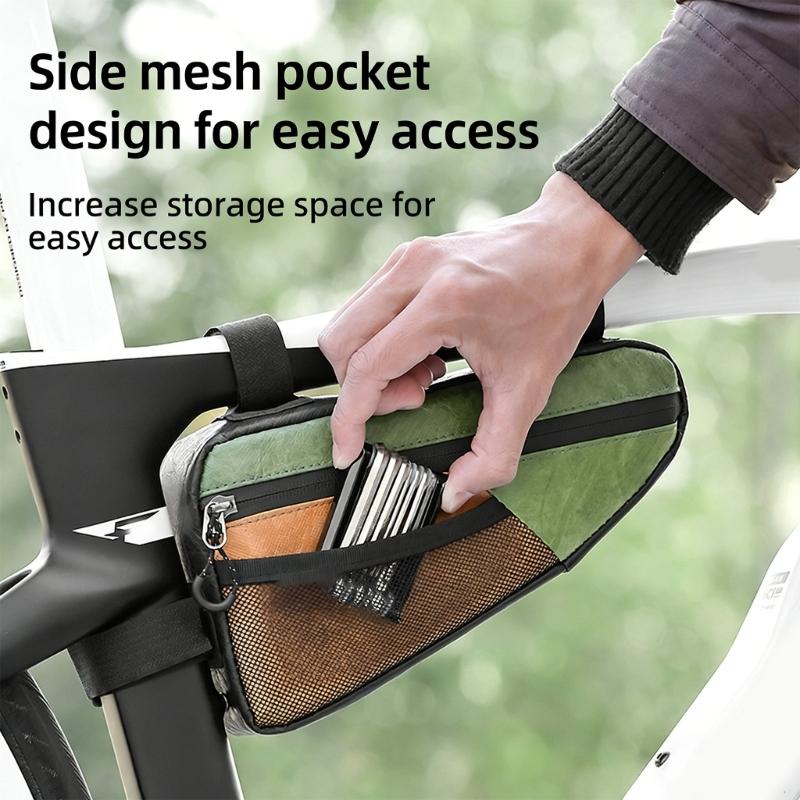 Waterproof Bike Top Tube Bag Cycling Accessory Waterproof Bar Bag Bicycles Frame Storage Pouches