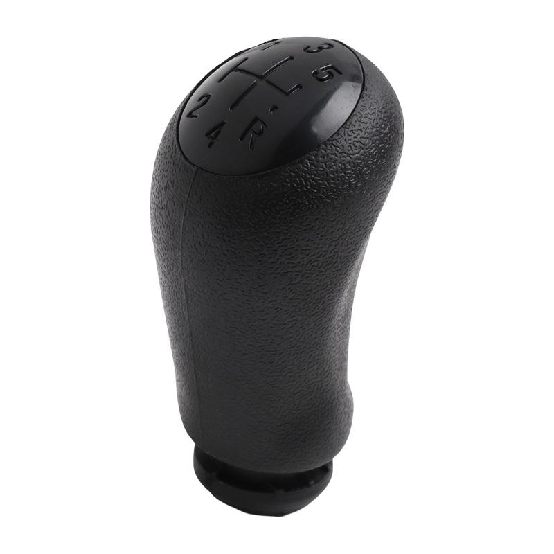 For Renault For Clio III Manual Transmission Knob 5 Speed Shifter Knob Vehicle Gear Shifting Black Comfortable Grip