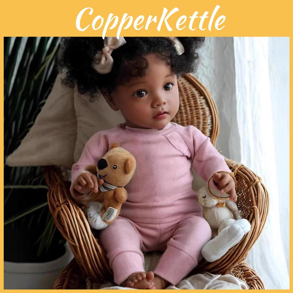 Silikonpuppe mit Stoffkörper für Sammler und Reborn-Enthusiasten