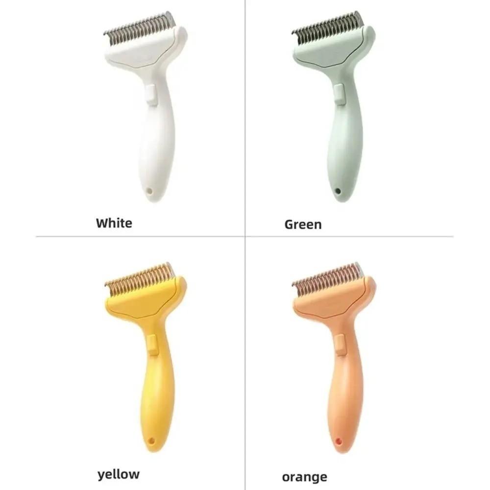ABS Pet Dematting Comb Curved Design Thinning Brush New Floating Hair Cleaner  Pet