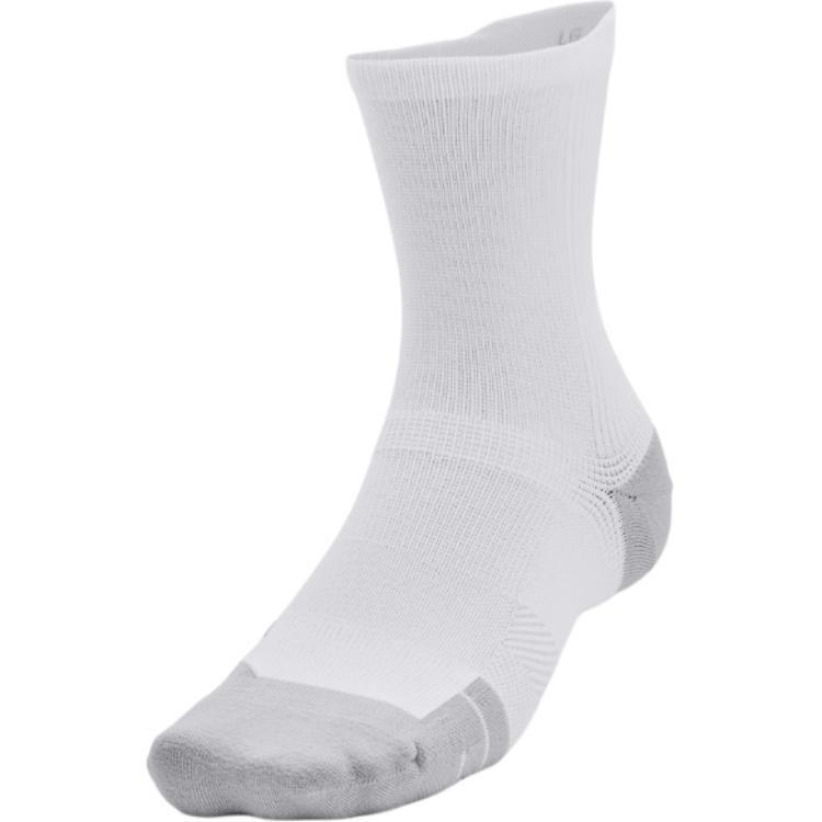 Under Armour Crew Socks Unisex 1 Pack White 1376079-100